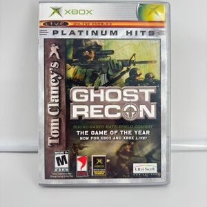 Tom Clancy's Ghost Recon Original Platinum Hits Microsoft Xbox 2002 CIB